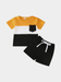 Boys Contrast T-shirt And Shorts Set