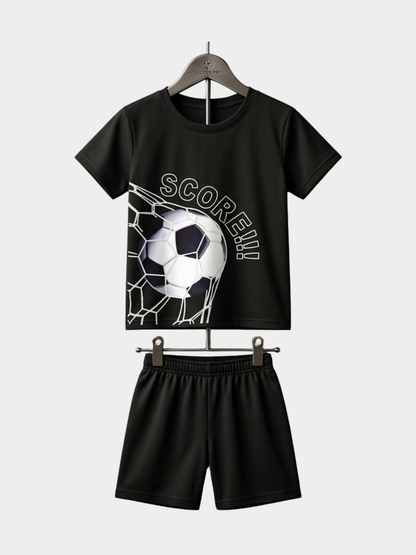 Foodball T-shirt And Shorts Set